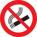segnale di divieto di fumare